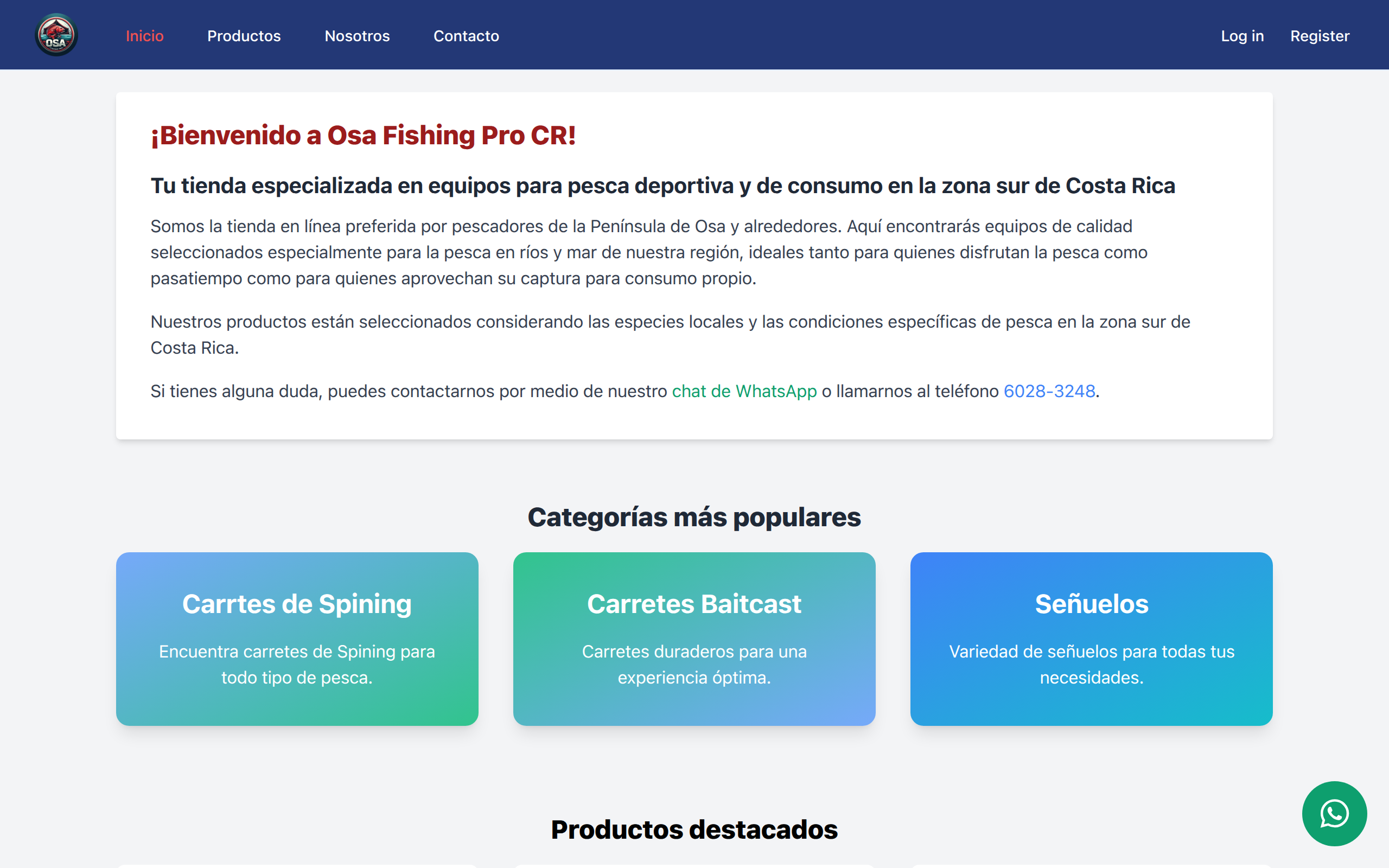 Osa Fishing Pro CR